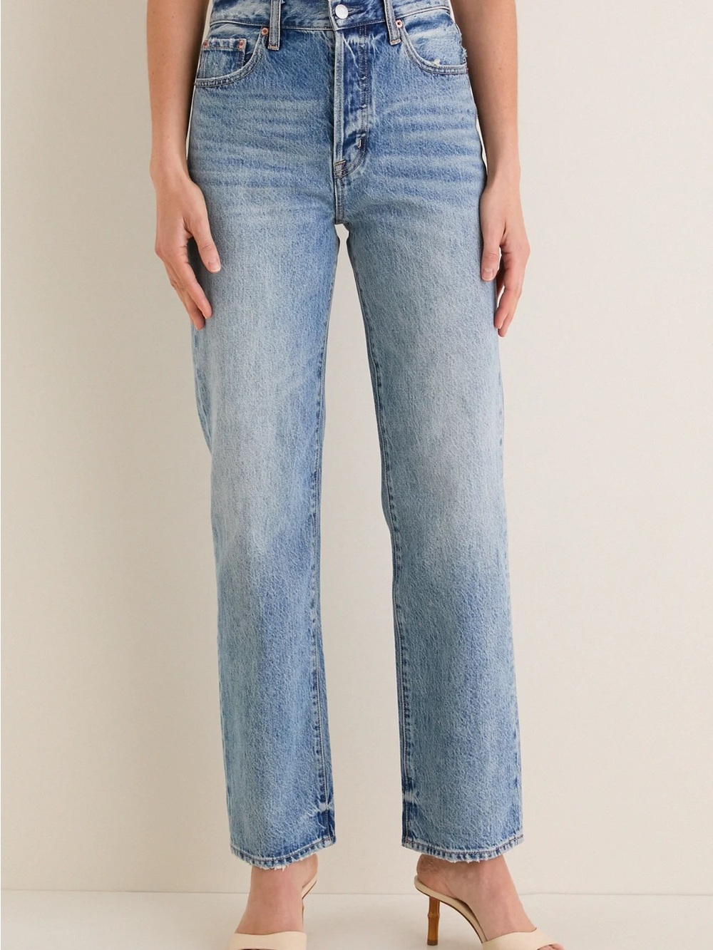 Pistola Cassie in Serpentine Vintage - Super High Rise Straight Jeans size 25 - Picture 7 of 8